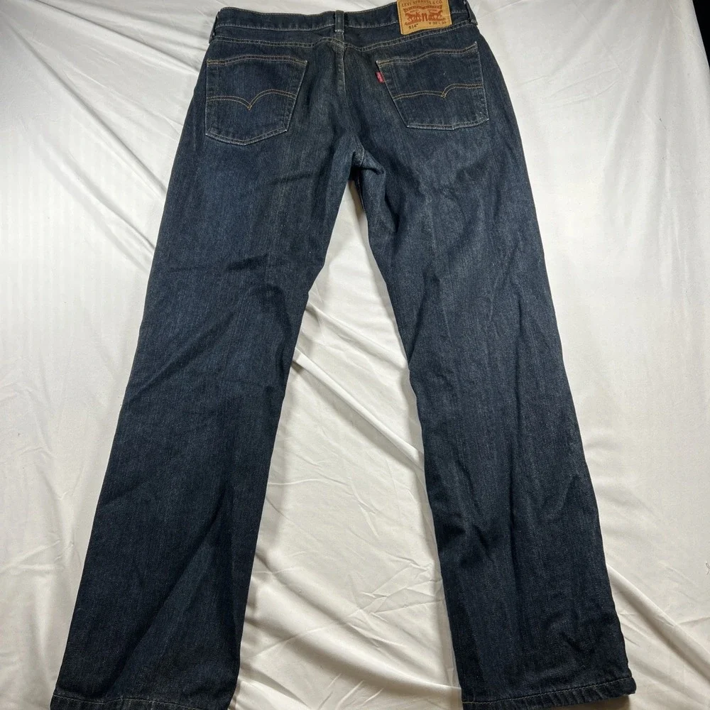 LEVI Strauss & Co 514 Jeans Men's Size 32 X 30 Dark Blue VTG Y2K